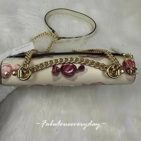 Coach Mini Klare Crossbody Bag with Candy in Leather/Chalk/Chalk CDB09 NWT - Picture 6 of 9